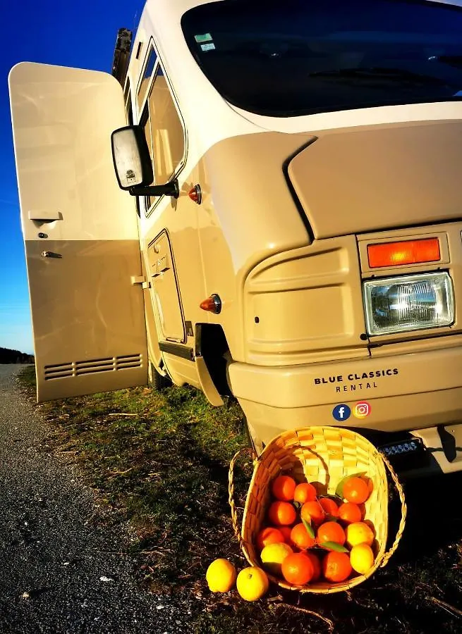 Rent A Blueclassics 'S Campervan Le Voyageur In Algarve Au Portugal Portimão Οργανωμένο κάμπινγκ
